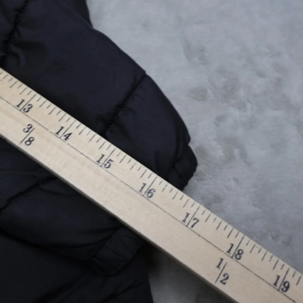 North Face Jacket Boy Small 7/8 Black Reversible Mount Chimborazo Winter Puffer